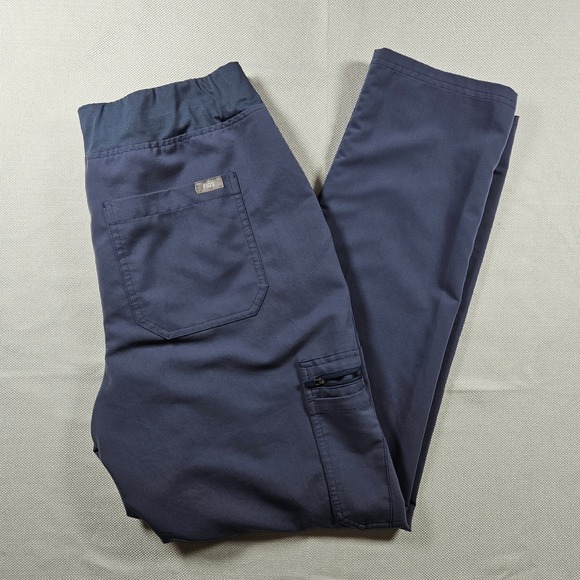 FIGS Technical Collection Zamora Jogger Womens Scrub Pants Gray Blue Size L - Picture 3 of 3